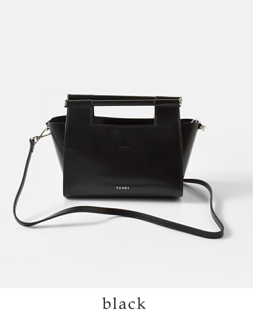 YAHKI（ヤーキ） ダブルフェイスレザー 2way クロスボディバッグ yh