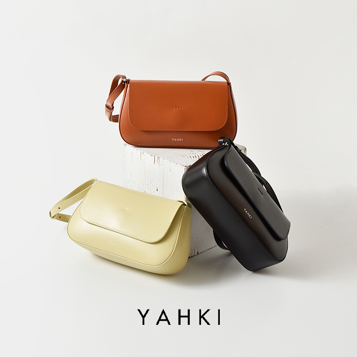 YAHKI（ヤーキ） ダブルフェイスレザー クロスボディバッグ yh-768