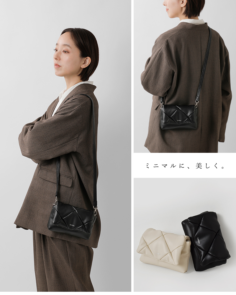 YAHKI（ヤーキ） セール【40%OFF】ヤーキ フェイクレザー フラップ