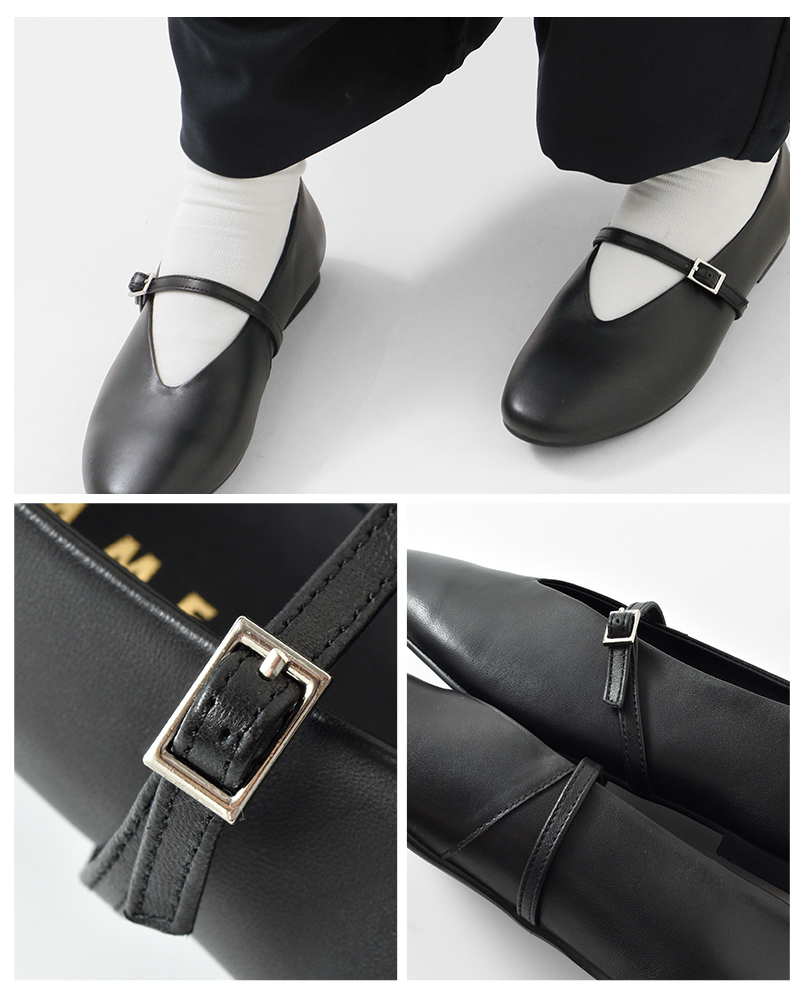 REMME（レメ） シープレザー メリージェーン シューズ zh-25w013-1-so