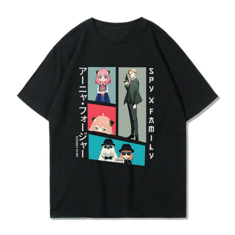 低廉 Spy Family スパイファミリー Tシャツ グッズ ロイド アーニャ ヨル キャラクター コスプレ 衣装 Cos 服 プレゼント ギフト 周辺 可愛い アニメ 2 Aynaelda Com