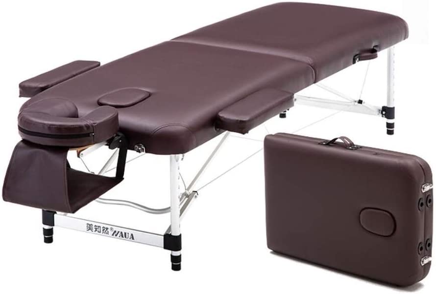 軽量 折りたたみ ベッド(アルミ?有孔)、長さ185×幅60×高さ48~73cm ポータブルベッド 簡単組み立て 軽量 コンパクトベッド 台