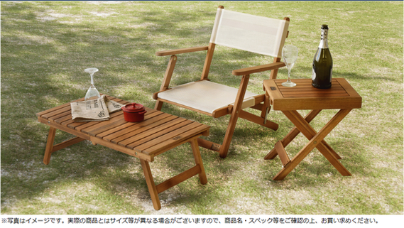 折りたたみ椅子 アウトドアチェア 幅40cm 木製 アカシア オイル仕上げ