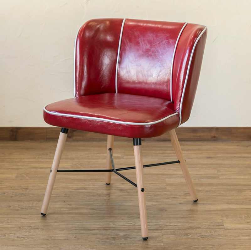 Donovan ダイニングチェア BL/CBR/RD/WH