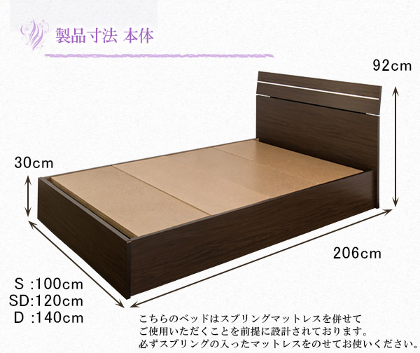 ホテルスタイルベッド シングル 二つ折りボンネルコイルスプリング