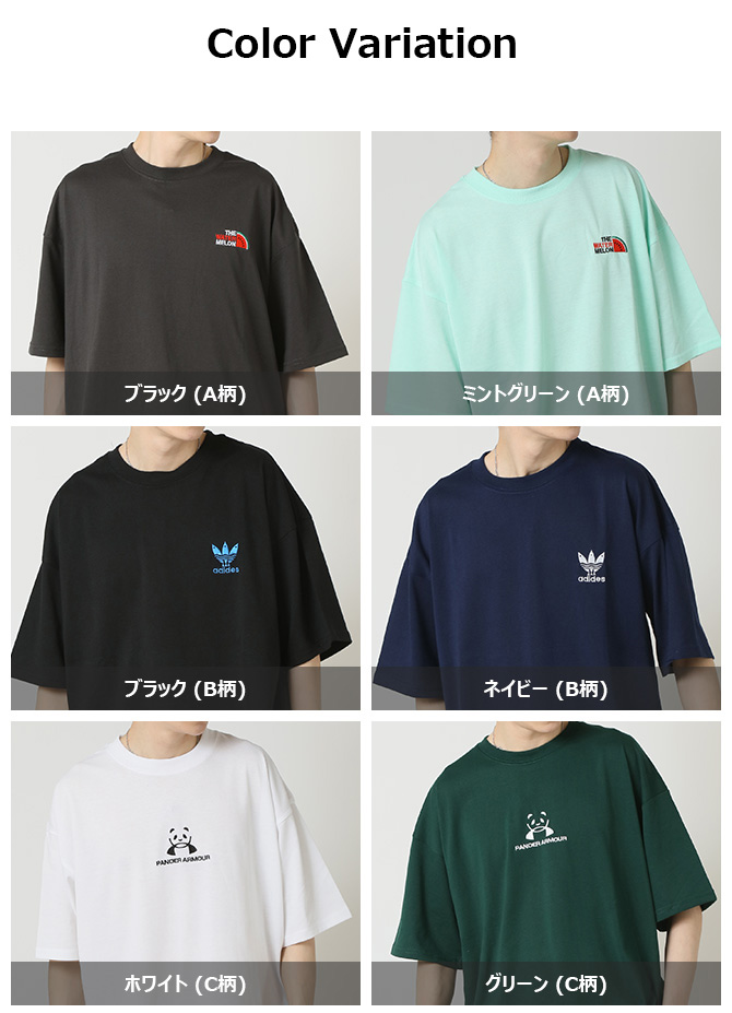 Tシャツ メンズ オーバーサイズ パロディ半袖Tシャツ アジデス ワンポイント 刺繍 アメカジ 半袖tシャツ トップス | ARCADE | 26