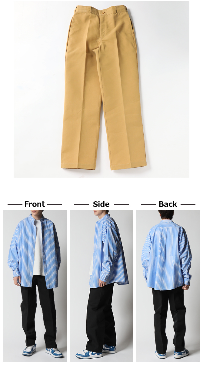 ARAN CHINO 4 チノパン ワイドパンツ ネイビー NOEARS ワイド チノパンツ – MOBU