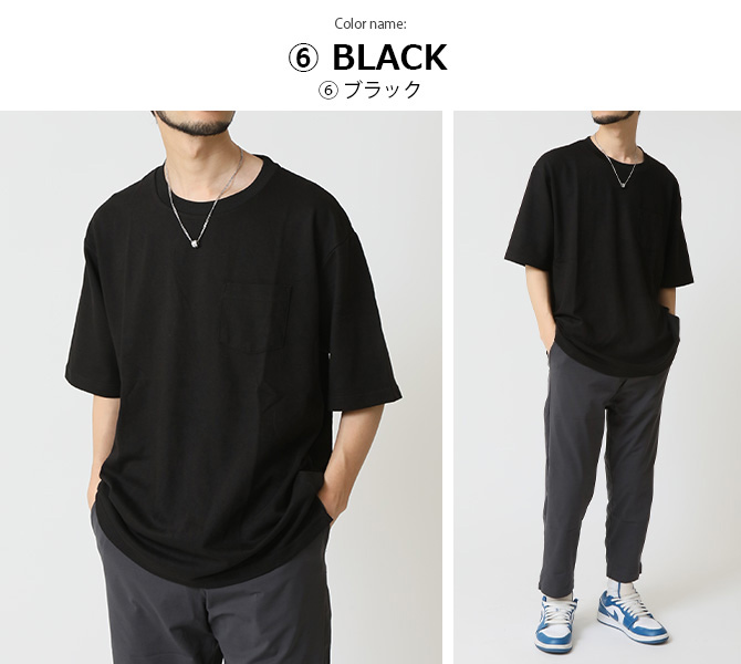 速乾 tシャツ メンズ 半袖 透けにくい カットソー 無地 夏 ポケットTシャツ サイドスリット 半袖Tシャツ トップス 2025夏 新作 | ARCADE | 19