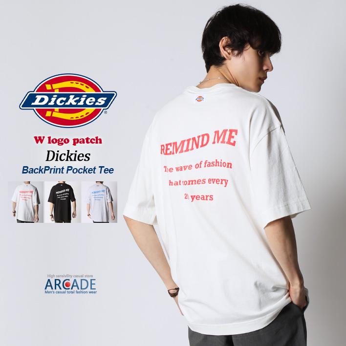 Dickies/ディッキーズ tシャツ 半袖 メンズ ポケットTシャツ ブランド バックプリント カットソー トップス｜arcade