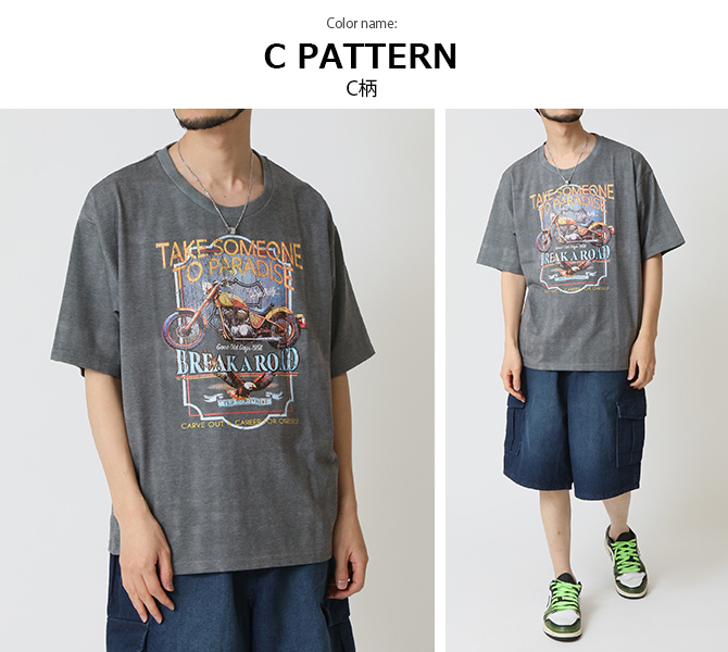ARCADE 古着加工 ロックTシャツ tシャツ アメカジTシャツ メンズ