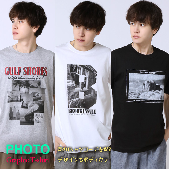 tシャツ メンズ 半袖 Tシャツ フォトプリントtシャツ メンズファッション 春 夏 フォトtシャツ トップス カットソー ストリート アメカジ 2025夏 新作 | ARCADE | 10