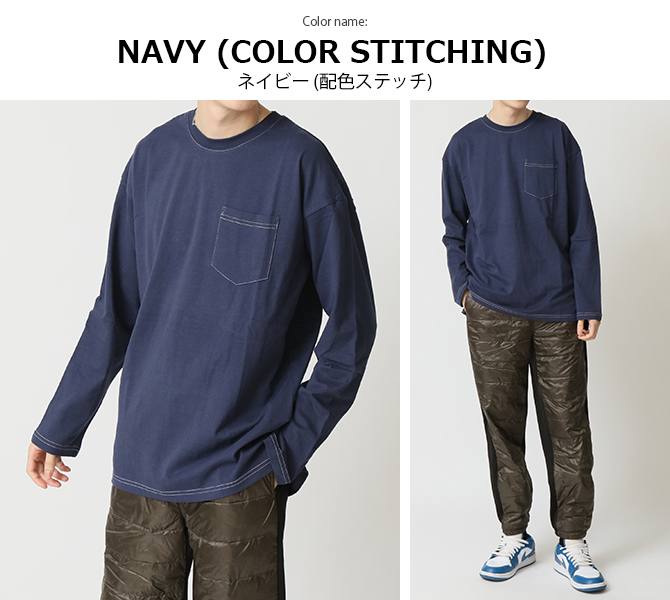 999円セール tシャツ メンズ BIG TEE 選べる ロンT ロングTシャツ 長袖 ビッグシルエット 無地T ヘビーウェイト サイドスリット ドロップショルダー トップス | ARCADE | 24
