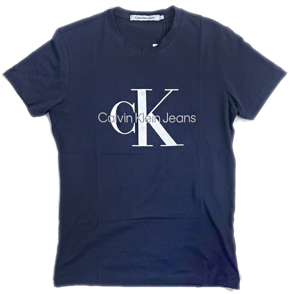 Calvin Klein Jeans/ カルバンクラインジーンズ CK モノグラムロゴ 半袖Tシャツ...