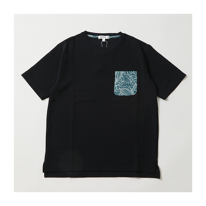 接触冷感 Tシャツ メンズ tシャツ ヘビーウエイト 半袖カットソー ひんやりクール 快適 ドライワッフルポケ付Tシャツ トップス 2025夏 新作 | ARCADE | 08