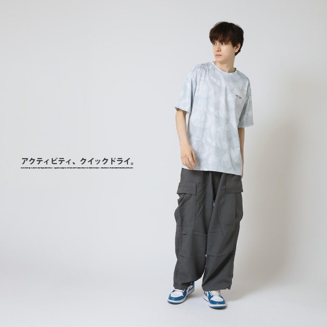 速乾 クイックドライ 半袖Tシャツ メンズ DRY ストレッチ ひんやり 機能素材 超吸水速乾 ドライウェア トップス 2025春夏 新作 | ARCADE | 06