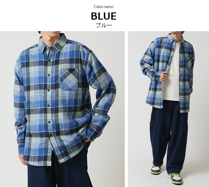 ARCADE（アーケード） 裏ボア チェックシャツ メンズ 長袖 ネルシャツ