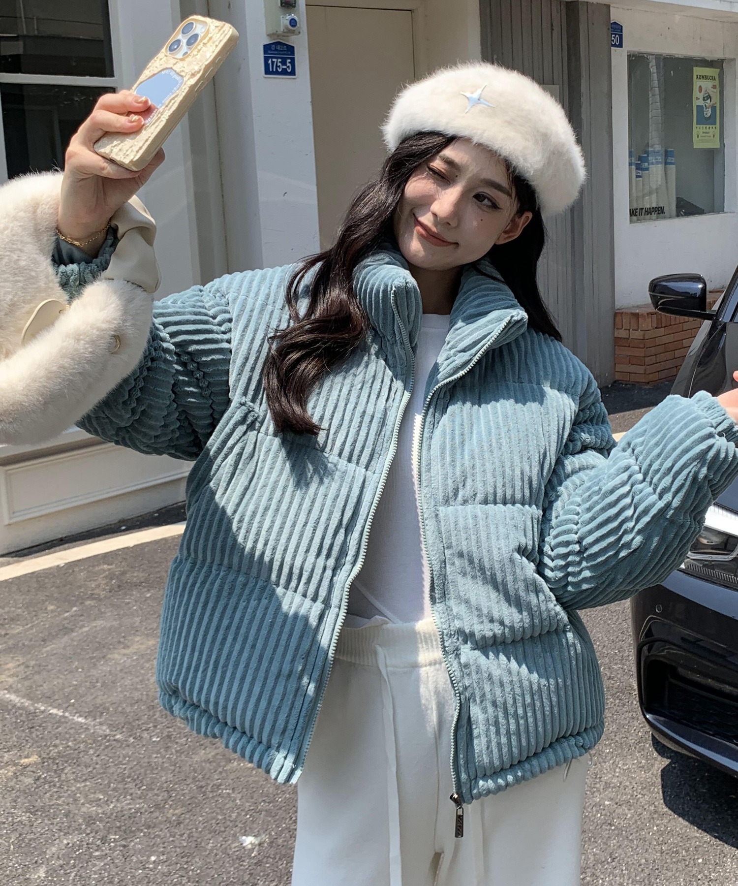 美品 A.P.C. 中綿入り コーデュロイジャケット APC A.P.C. コーデュロイ ジャケット | ブラウン | FARFETCH JP