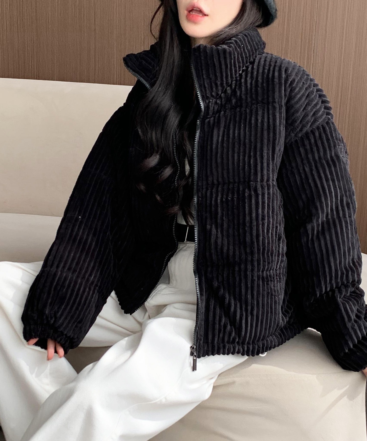 ARCADE（アーケード） コーデュロイ 中綿入り ダウン風ジャケット