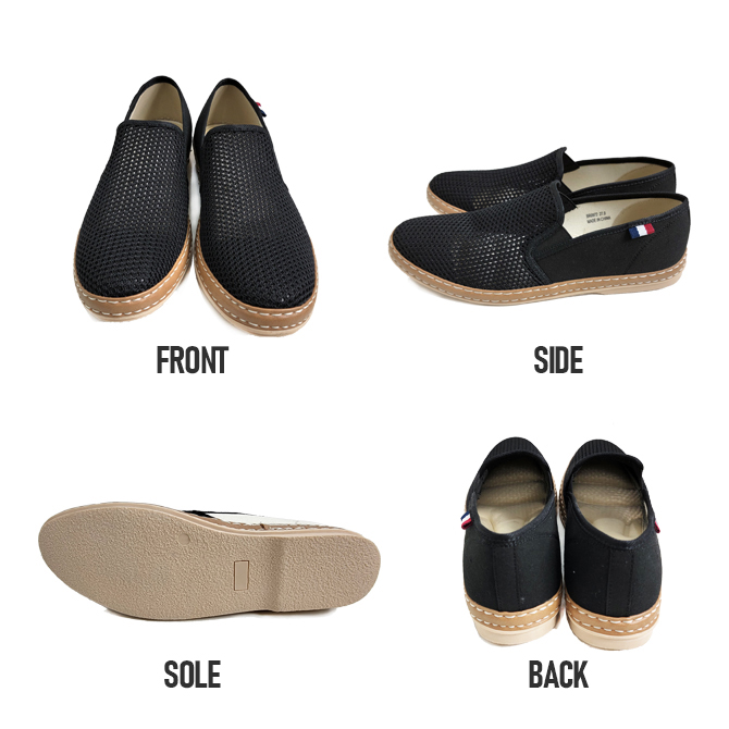 ★ALDO★men's 編込みメッシュスリッポン メッシュスリッポン メンズ 切り替えデザイン[品番：RQ000003705