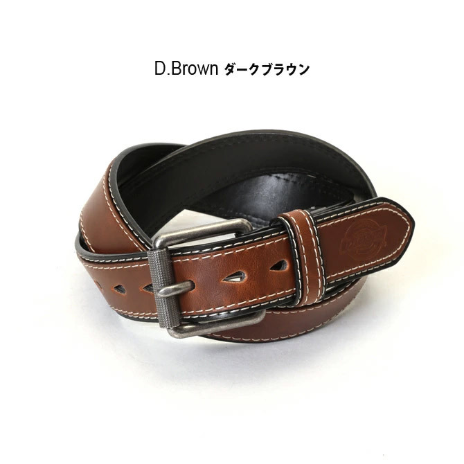 Dickies（ディッキーズ） ベルト PUレザー ベルト スタックステッチ