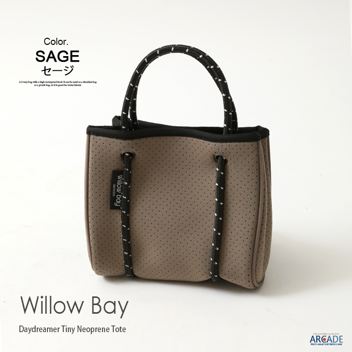 国内発送 ウィローベイ トートバッグ Daydreamer Neoprene Tote Willow Bay ウィローベイ トートバッグ Daydreamer Neoprene