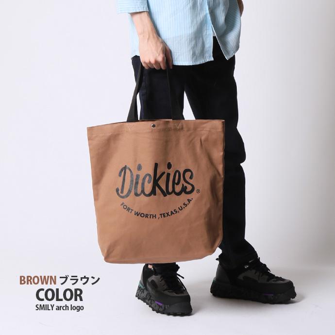 トートバッグ キャンバス Dickies ディッキーズ トート バッグ カバン 鞄 ネイビー ブラック 紺 黒 通勤 通学 大容量 大きめ｜arcade｜04