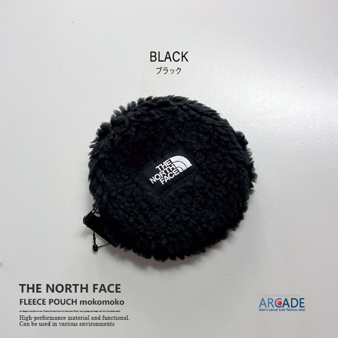 THE NORTH FACE ラウンドフリースポーチ 丸型 FLEECE POUCH イヤホンケース 小銭入れ マルチケース  ザ ノースフェイス/爆買 | THE NORTH FACE | 01