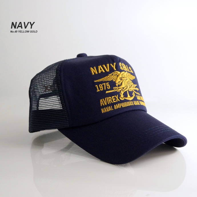 AVIREX Navy Seals キャップ ブラウンタグ付き - メルカリ