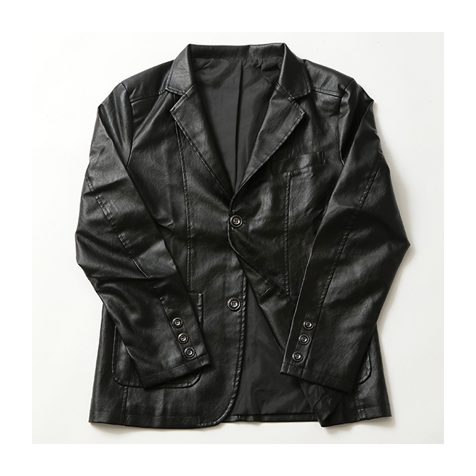 【極美品】最高級　シープレザーオールスエード2Bテーラードジャケット　黒 極美品】最高級 シープレザーオールスエード2Bテーラードジャケット 黒