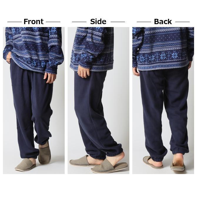 暖かい マイクロフリース パンツ ボトムス ズボン メンズ 冬 イージーパンツ 部屋着 パジャマ フリース ルームウェア ルームパンツ 2025秋冬 新作/爆買 | ARCADE | 08