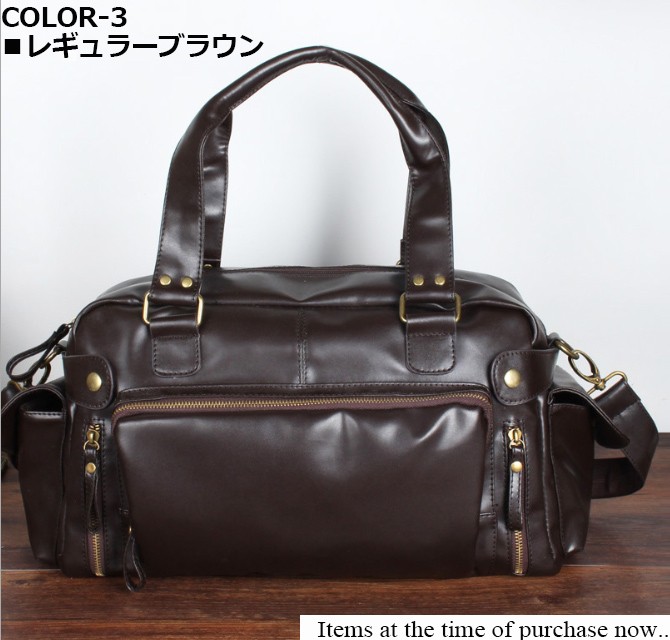 メンズ ボストンバッグ ショルダーバッグ PUレザー l0166 メンズ ボストンバッグ ショルダーバッグ PUレザー l0166