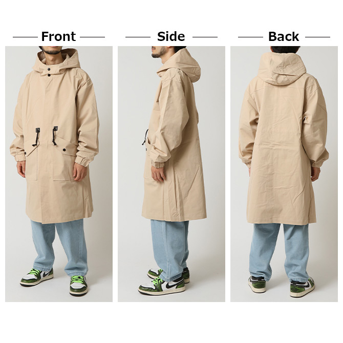 ロングコート メンズ ミリタリー モッズコート 秋冬 裏地付き フードロングコート アウター ジャンパー/爆買 | ARCADE | 08