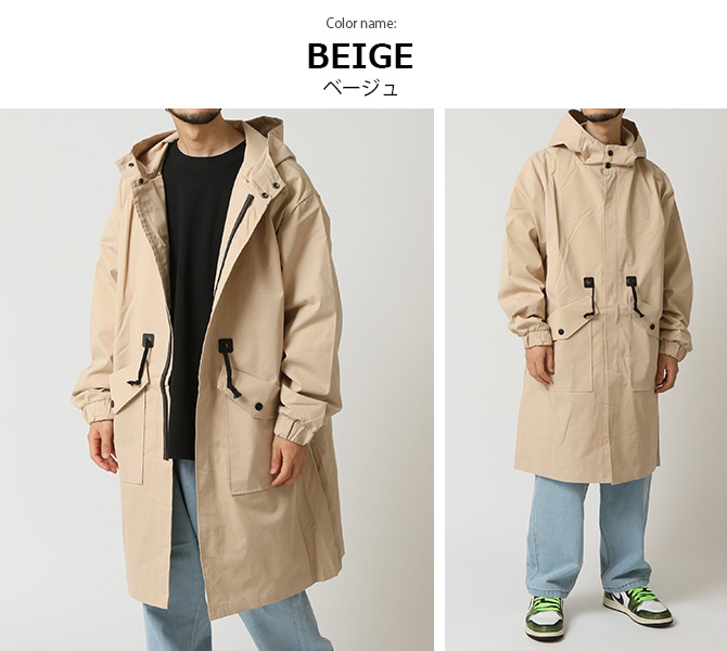 ロングコート メンズ ミリタリー モッズコート 秋冬 裏地付き フードロングコート アウター ジャンパー/爆買 | ARCADE | 12