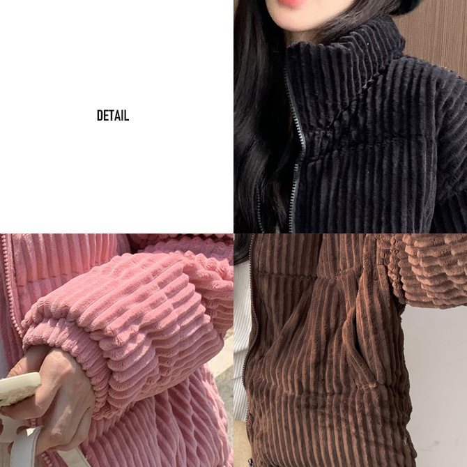 ARCADE（アーケード） コーデュロイ 中綿入り ダウン風ジャケット