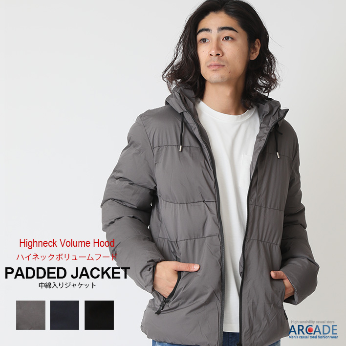 ARCADE（アーケード） エコダウンジャケット 中綿ジャケット メンズ