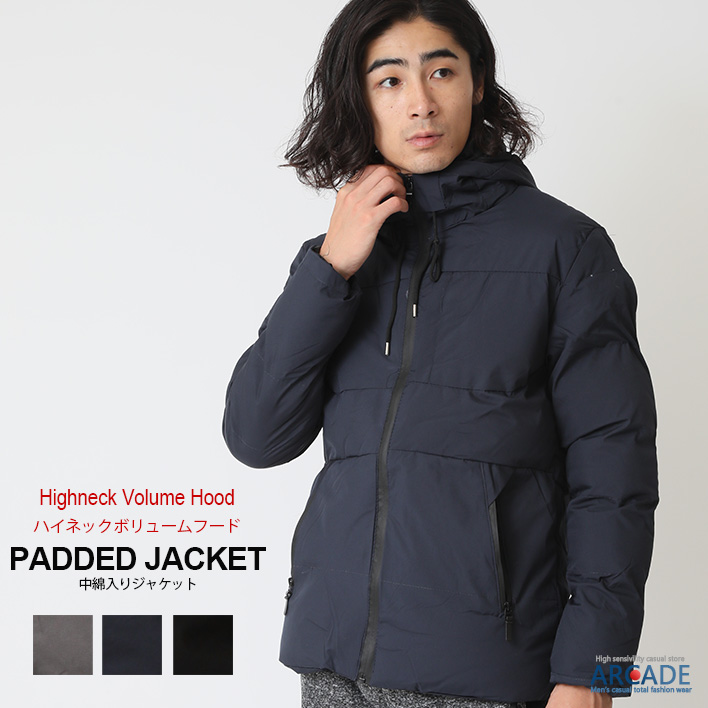 ARCADE（アーケード） エコダウンジャケット 中綿ジャケット メンズ