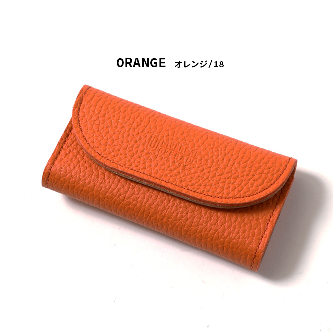 M.U.L. エムユーエル　日本製 レザーキーケース オレンジ M'z SPEED | Leather Multi Key Case Leather Multi Key Case