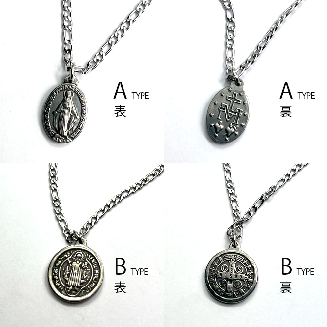 半額セール ネックレス メンズ レディース アクセサリー コインチャーム リリーネックレス チャームネックレス ステンレス/爆買 | ARCADE | 08