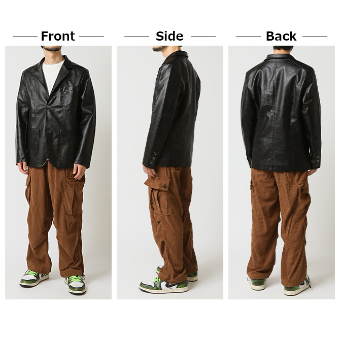 ARCADE（アーケード） コーデュロイカーゴパンツ メンズ ワイド ドロー