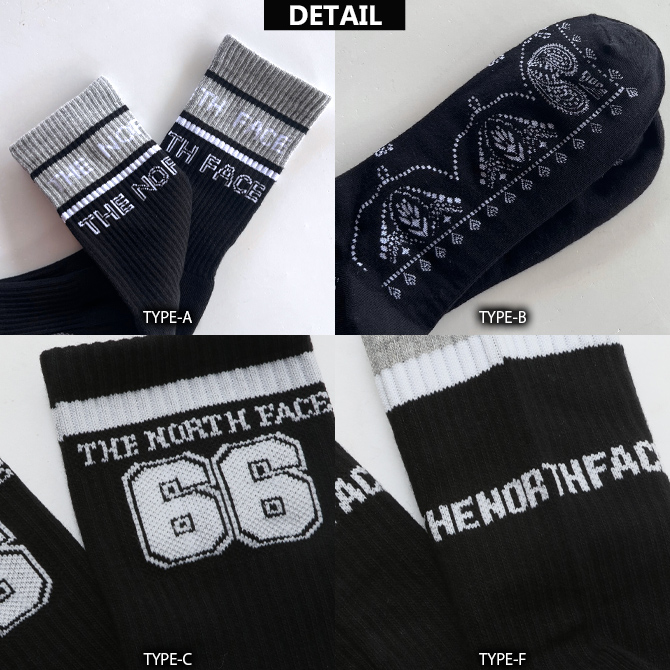 THE NORTH FACE ザノースフェイス 靴下 メンズ ソックス 靴下 メンズ ソックス ロゴライン ペイズリー クルーソックス ブラック/爆買 | THE NORTH FACE | 11