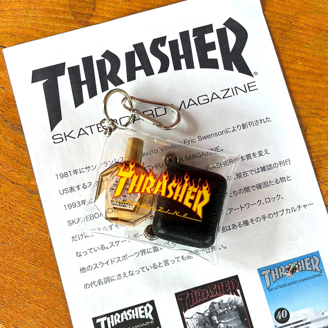 クリアケース スクエアマルチケース THRASHER スラッシャー 小物入れ イヤホンケース ブランド財布 ロゴ | THRASHER | 04