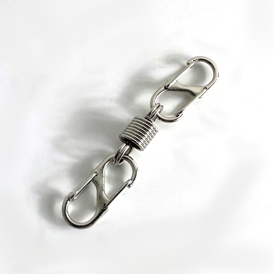キーリング シンプル キーチェーン スプリングコイルデザイン キーホルダー/爆買 | ARCADE | 01