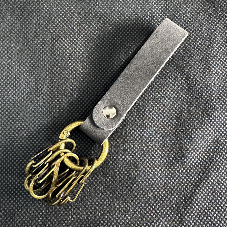 キーリング メンズ ファッション小物 キーホルダー キーフック レザー 革 カラビナ アクセサリー シルバー アンティーク ゴールド 鍵束/爆買 | ARCADE | 12