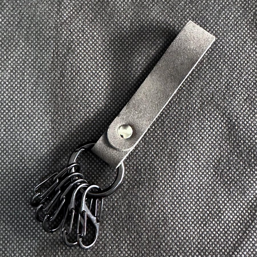 キーリング メンズ ファッション小物 キーホルダー キーフック レザー 革 カラビナ アクセサリー シルバー アンティーク ゴールド 鍵束/爆買 | ARCADE | 10