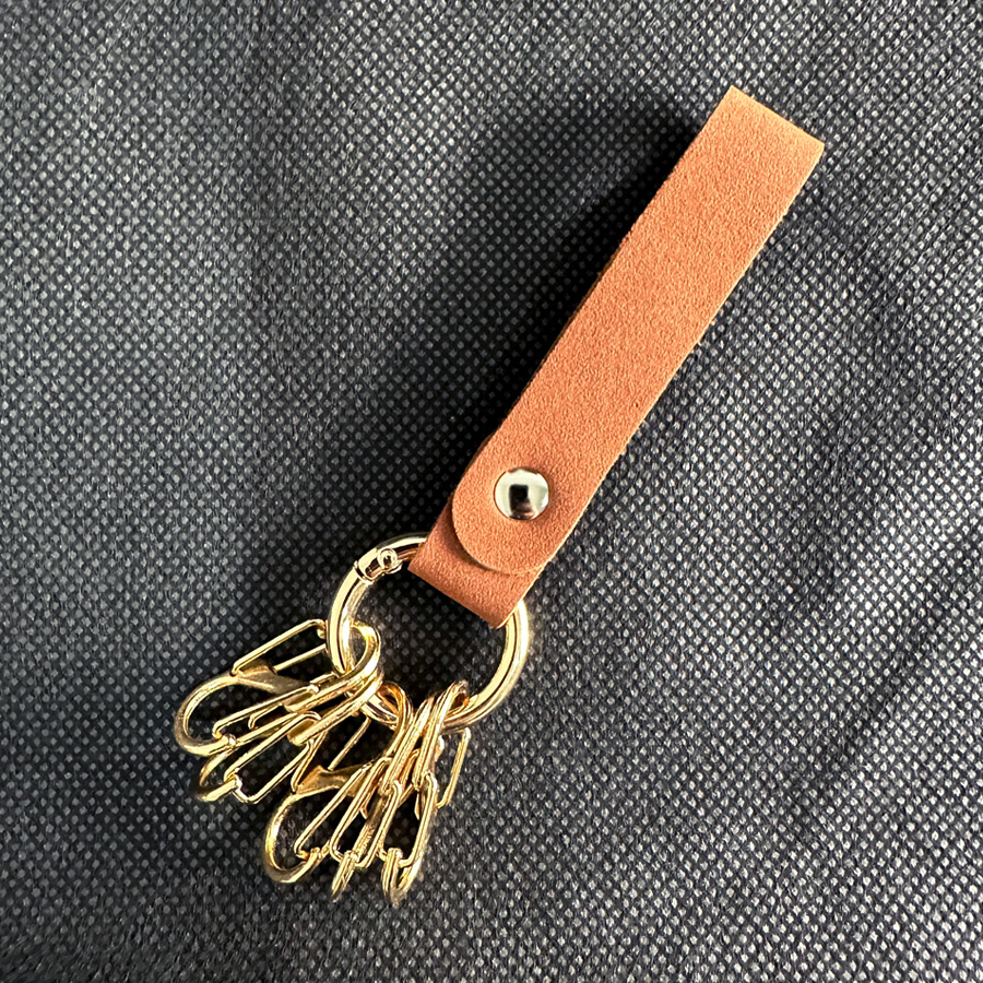 キーリング メンズ ファッション小物 キーホルダー キーフック レザー 革 カラビナ アクセサリー シルバー アンティーク ゴールド 鍵束/爆買 | ARCADE | 08