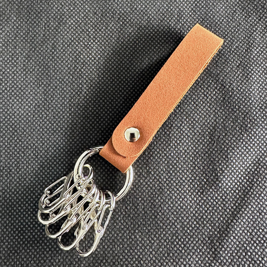 キーリング メンズ ファッション小物 キーホルダー キーフック レザー 革 カラビナ アクセサリー シルバー アンティーク ゴールド 鍵束/爆買 | ARCADE | 09