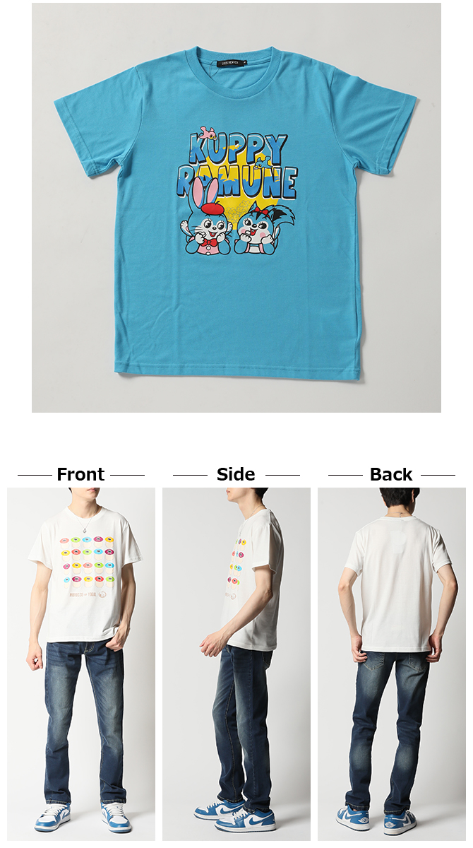 799円セール Tシャツ メンズ 昭和レトロ 駄菓子 飲食企業コラボ