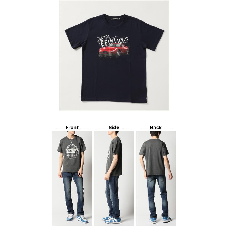 799円セール Tシャツ メンズ 半袖 国産名車 旧車 プリントTシャツ ケンメリ ハコスカ GTR スカイライン スープラ、ロードスター 企業コラボTシャツ 2023夏 新作｜arcade｜14