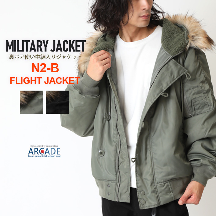 ARCADE（アーケード） ミリタリージャケット メンズ ミリタリー