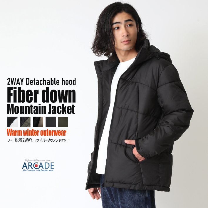 ARCADE（アーケード） デュスポ 中綿ジャケット メンズ アウター 中綿